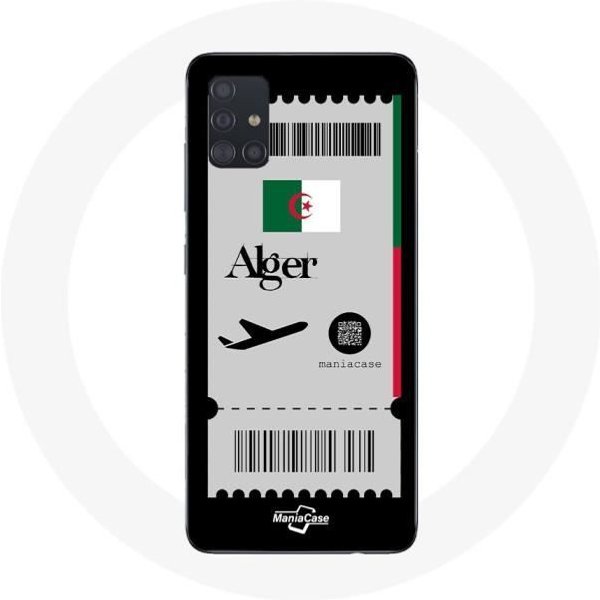 Funda Para Samsung Galaxy A71 Billete De AvióN Argelia-image