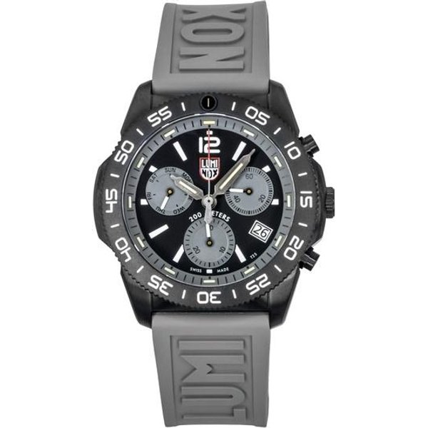 Luminox Pacific Diver CronóGrafo Acero Inoxidable 316L Esfera Gris Grafito Cuarzo XS.3148 200M Reloj Para Hombre Black-image