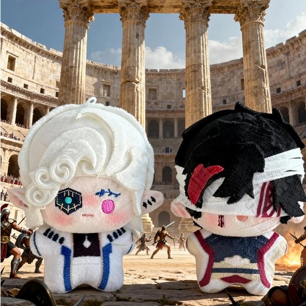 Record Of Ragnarok 10Cm Ying Zheng CuracióN Arcana Sombra MuñEco De Peluche Lindo Cuerpo Vestir Juguetes De Peluche MuñEcos Lindos Figuras Regalo-image