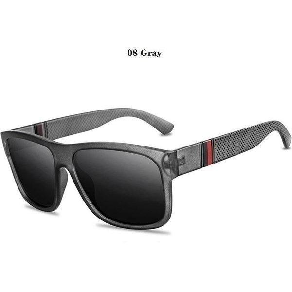 Gafas De Sol Polarizadas Para Hombre Y Mujer, Gafas De Sol Vintage De DiseñAdor De Lujo, Gafas De Sol Modernas Para Conducir Para Hombre, Gafas Protectoras 08 Gray Gray-image