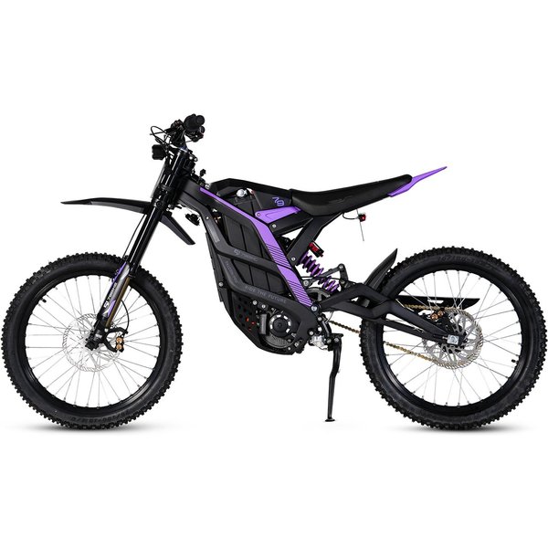 Motocicleta EléCtrica 79BIKE Motor De 5000W BateríA 72V35AH NeumáTicos De 19 * 1,4 Pulgadas Velocidad MáXima 85KM/H AutonomíA 100KM Bicicleta EléCtrica De MontañA Todoterreno Black Purple-image