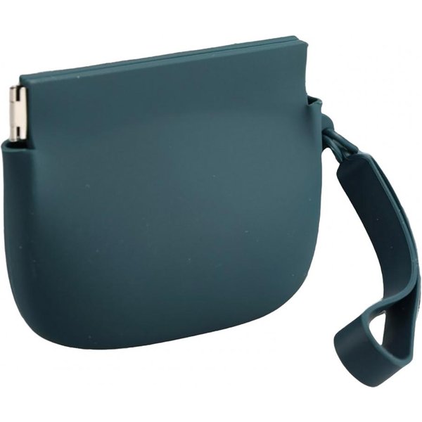 Monedero De Silicona PortáTil Soporte Para Monedas LáPiz Labial Llaves Cable De Auriculares Bolsa De Almacenamiento Bolsa Monedero Cartera Para Mujer Bolsa De Almacenamiento Para Objetos PequeñOs Verde-image