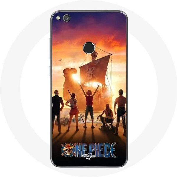 Funda Para Huawei P8 Lite 2017 - One Piece - PóSter Tripulaciones Arte - Flexible - Blanco - Mixto-image
