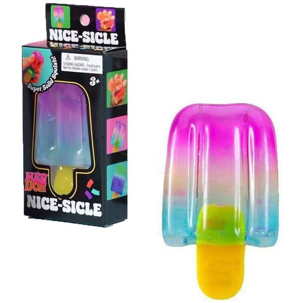 Needoh Kolorowa Lodowa Lizak Sensoryczna ŚCiskana RozciąGliwa Ulga W LęKu Fidget Zabawka Do Skupienia Uspokojenie Adhd Dla DorosłYch Prezent Na Imprezę Black-image