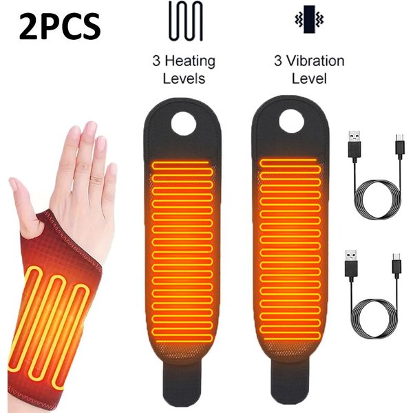 MuñEquera Con Pulgar Calentada Para Artritis Alivio Del TúNel Carpiano Esguinces Tendinitis Alivio Del Dolor De Mano Almohadilla Calefactora Soporte-image