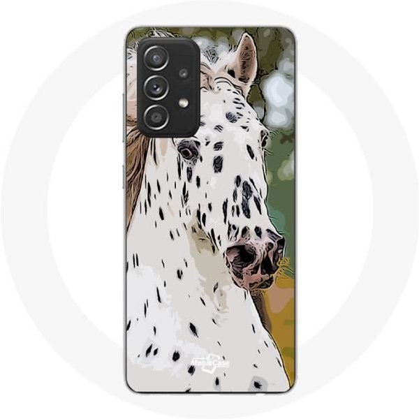 Funda - Appaloosa - Samsung Galaxy A52 - Flexible - ProteccióN - Caballo Blanco-image