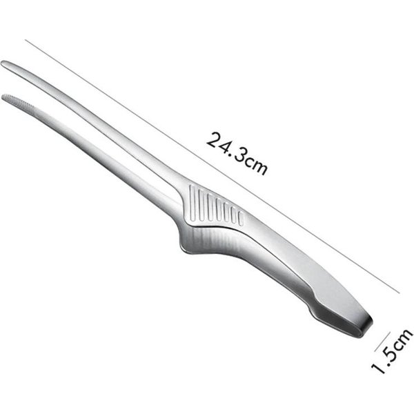 Pinzas Para Barbacoa Pinzas Para Barbacoa Coreana Acero Inoxidable Accesorios De Cocina Cocinar Barbacoa Al Aire Libre Pinza Antiadherente Para Bistec Herramienta Para Hornear-image