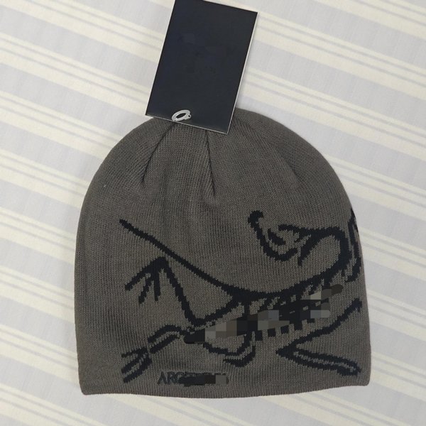 Zimowa Czapka Dzianinowa Dla MężCzyzn I Kobiet, CiepłA, Termiczna, Czapka Typu Beanie, Haft Z Literą, MięKka, Casualowa, Outdoorowa Kolor Ciemnoszary-image