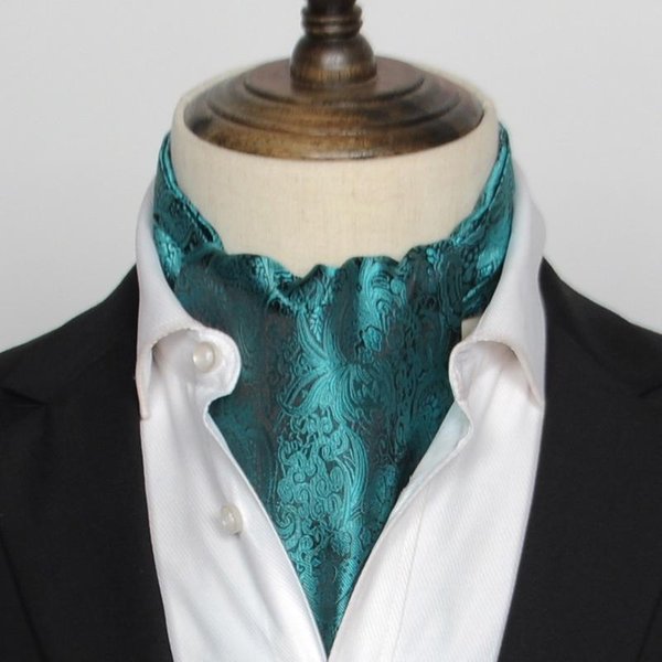 Moda Luksusowy Jedwabny Druk Szalik MęSki Szalik W Kropki Garnitur Anglia żAkardowy Szalik Biznesowy W0130-image