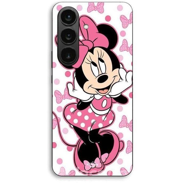Etui Na Telefon - Maniacase - Samsung Galaxy S26 Plus - Myszka Minnie - RóżOwe - Silikon Tpu Czarny-image