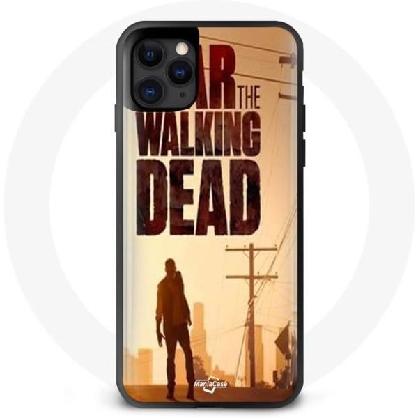 Funda - Fear The Walking Dead - Iphone 12 Pro - Flexible - ProteccióN Contra Golpes - Negra-image