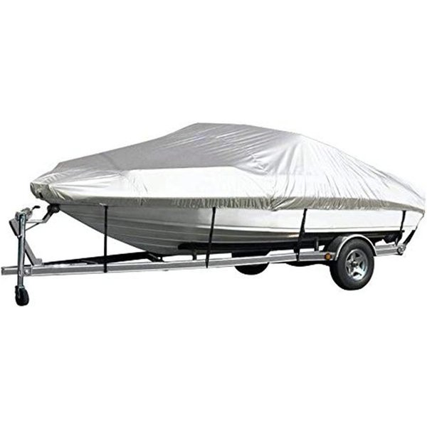 Cubierta Para Barco Yate ProteccióN Al Aire Libre Impermeable Resistente Plata Reflectante 300D Tela Oxford 16-18FT-image