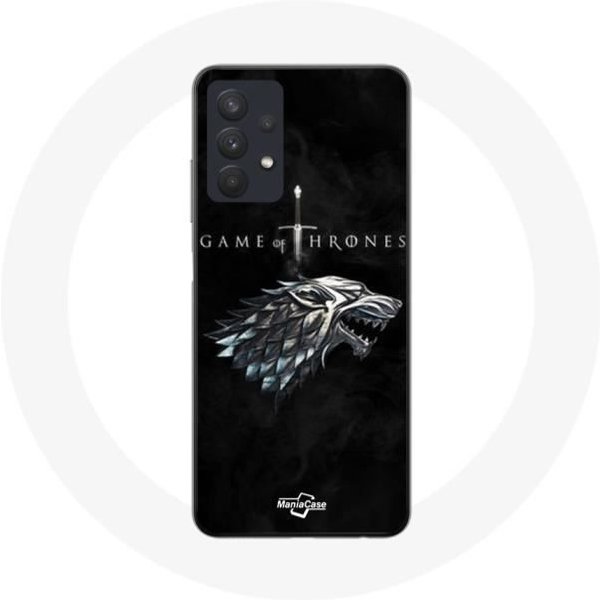 Funda - Juego De Tronos - Samsung Galaxy A32 5G - Flexible - Casa Stark - Blanco-image
