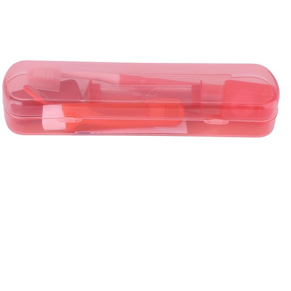 Cepillo De Dientes Espejo Bucal Cepillo Interdental Hilo Dental Herramientas Orales Cuidado Bucal OrtodóNtico 01# Pink-image