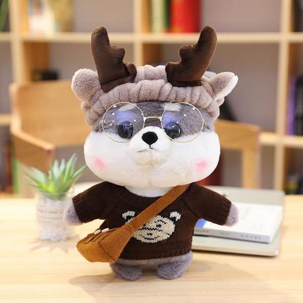 30Cm Uroczy Pies Shiba Inu Pluszowa Zabawka MięKki Kawaii Pluszak Poduszka Prezent Dla Dzieci Urodziny Dzieci-image