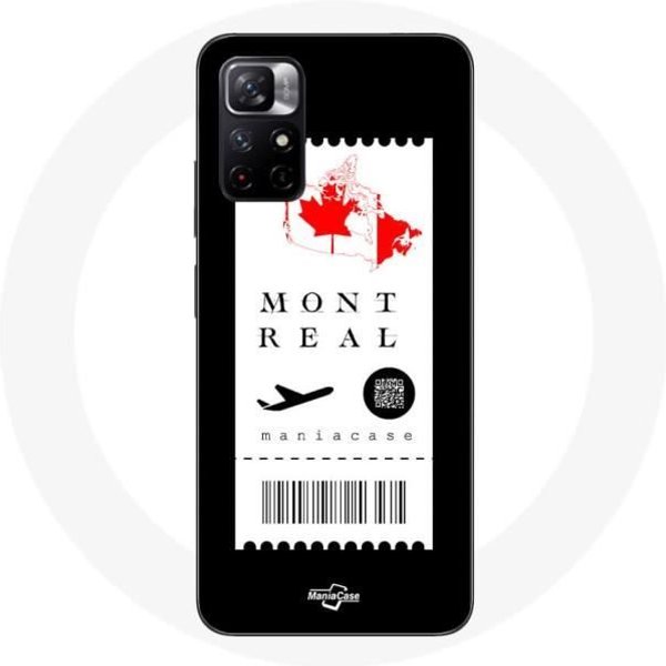 Funda - Redmi - Note 11 5G - Flexible - Billete De AvióN Montreal - Mixta-image