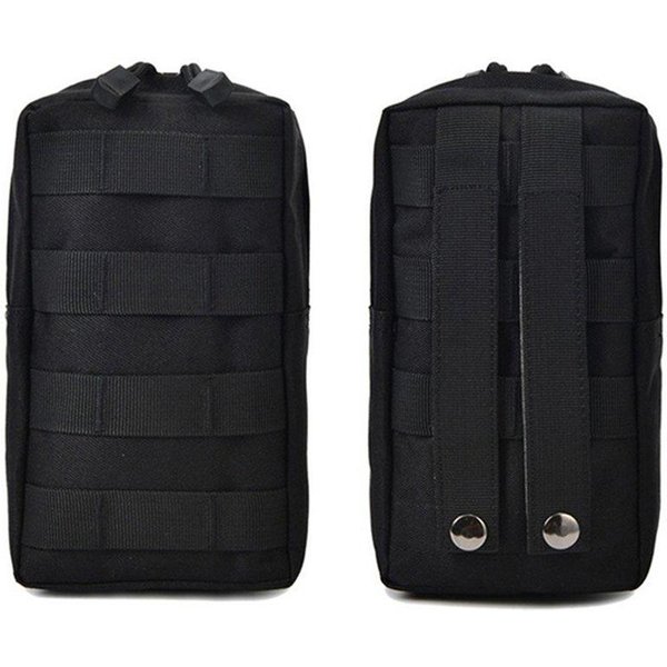 Bolsa TáCtica Molle Para Caza, RiñOnera TáCtica, Bolsas Edc, Bolsa Para CinturóN Impermeable Negro-image