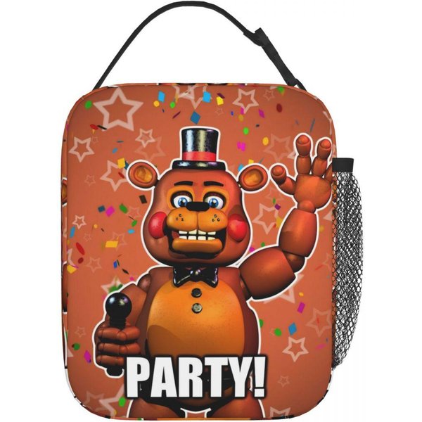 Izolowane Torby Na Lunch Fnaf At Freddys Produkt Pojemnik Na Lunch Modny Termiczny Cooler PudełKo Na Lunch Na ZewnąTrz Option 1-image
