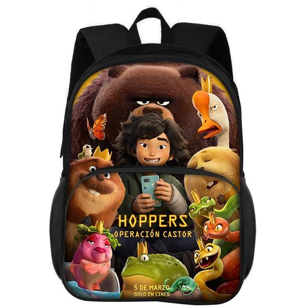 Mochila De Viaje Para NiñOs Mochila De Gran Capacidad PelíCula De Dibujos Animados Mochilas Escolares Para Estudiantes NiñAs NiñOs Mochilas De Dibujos Animados-image