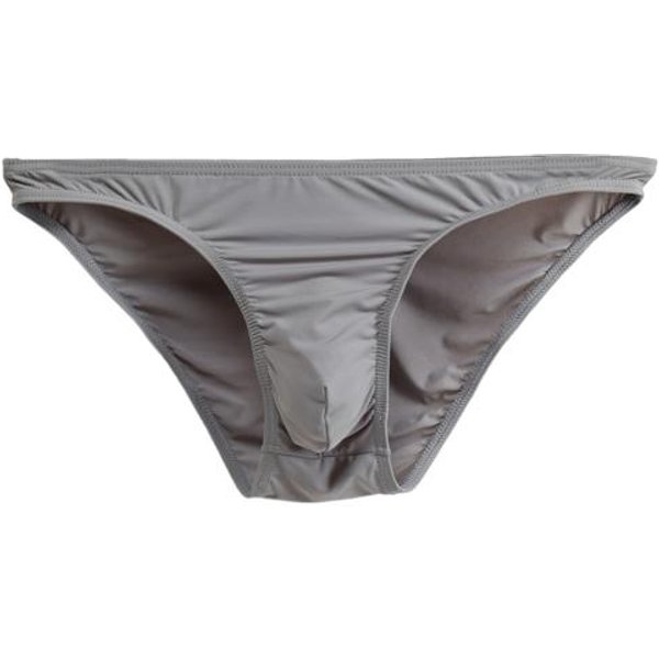 Calzoncillos De Verano Para Hombre, Bragas Finas Convexas En U De Tiro Bajo 3D, Ropa Interior Tridimensional Con Bolsa De Color SóLido XL-image