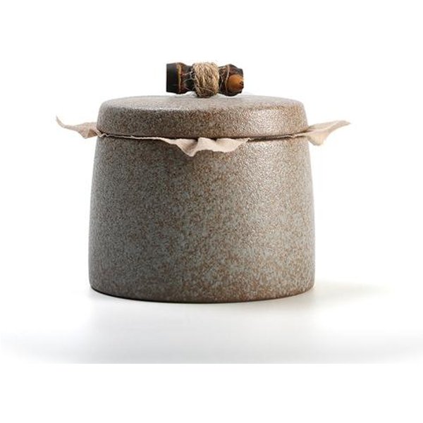 Ceramiczny Pojemnik Na Herbatę, Odporny Na Wilgoć, Hermetyczny Zbiornik Na Herbatę, Puszka Na Herbatę, Pojemnik Na Herbatę, Organizer Na Herbatę, Domowy Zbiornik Do Przechowywania, SłOik Na Cukierki, PudełKo Do Przechowywania-image
