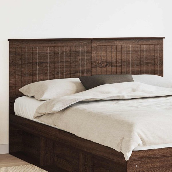 Cabecero Estilo Roble MarróN 160 Cm Tablero De PartíCulas-image