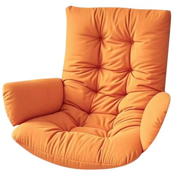 CojíN Impermeable Yousheng Para Silla Huevo, Grueso, Para Patio, Silla Colgante Tipo Cesta, CojíN Para Silla Huevo Con Reposabrazos Para Columpio Cesta Interior Exterior 120 Cm Naranja-image