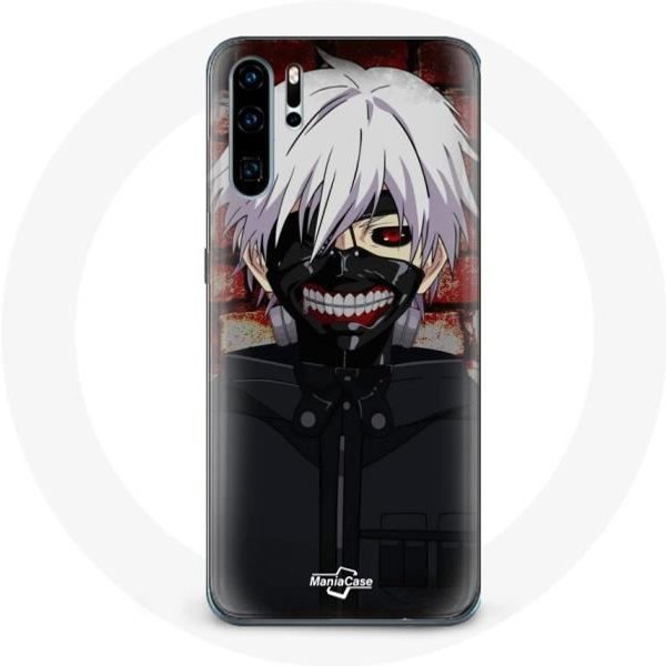 Funda Maniacase Para Huawei P30 Pro Tokyo Ghoul Kaneki Ken MáScara Japonesa Anime Negro-image