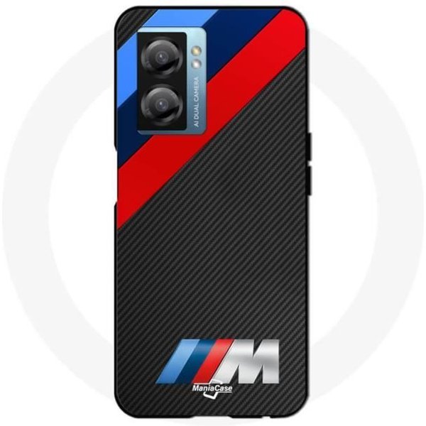 Funda - BMW - Oppo A77 5G - Flexible - Deportiva - Blanca-image