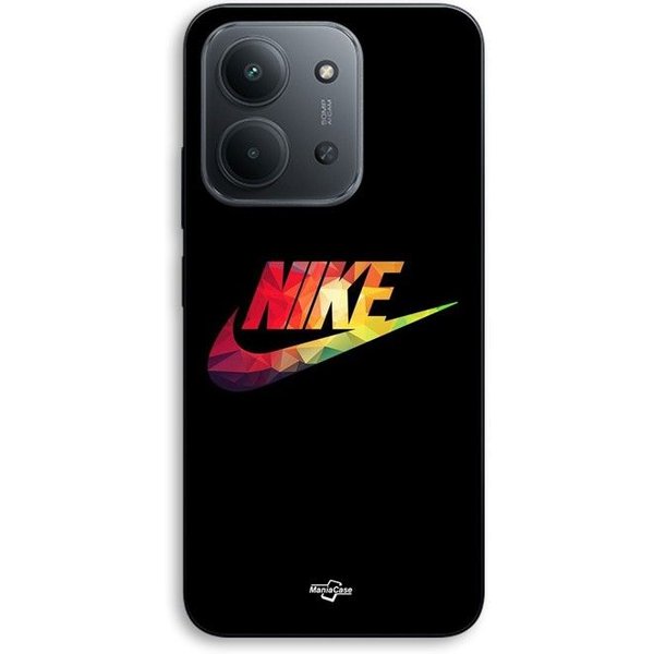 Etui Dla Xiaomi Redmi 15C 5G Logo Nike Kolorowe Czarny PrzóD Maniacase Czarny-image