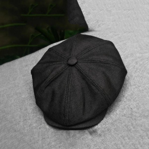 Nuevo Sombrero Boina Sombreros Octogonales Gatsby Gorra De Boina BritáNica Retro Gorras Casuales Universales Para Exteriores Para Hombres Y Mujeres One Size Black-image