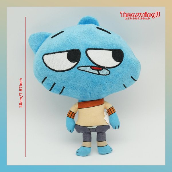 Treasuringu Nueva MuñEca De Peluche Gumball Darwin Dibujos Animados Anais Richard MuñEcos De Peluche Kawaii Juguete Suave De Peluche Regalos De CumpleañOs Para NiñOs-image