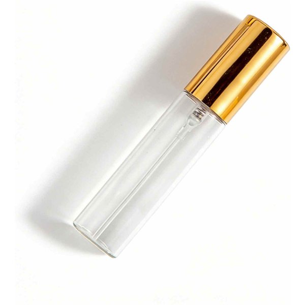 50 Sztuk 10Ml Buteleczka Z Atomizerem Do Perfum Wielokrotnego UżYcia Pusta Szklana Pojemnik Na Perfumy PrzenośNa Do PodróżY WyjśCia ZłOty ZłOty-image