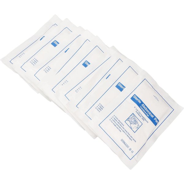 10 Uds. Almohadillas Abdominales Altamente Absorbentes Cuidado De Heridas Empaquetadas Individualmente HigiéNicas De Emergencia Abdominal-image