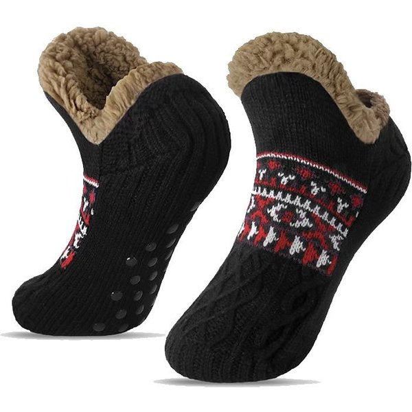 Calcetines De Suelo Para OtoñO E Invierno, Calcetines CáLidos Para El Hogar Para Mujeres Y Hombres, Calcetines Para La Nieve, Calcetines Para Dormir, Zapatillas, Calcetines Para Hombres, Calcetines De Yoga Antideslizantes 43-45 Negro-image