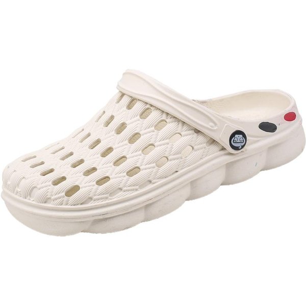 Zapatos De Hombre Chanclas De Playa Unisex Huecas Casual Pareja Sandalias De Playa Chanclas Zapatos Antideslizantes Zapatos De Agua Para Hombre Zapatillas De Hombre 45 White-image