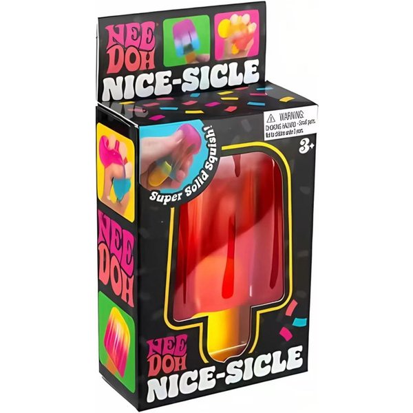 Schylling Needoh Cubo Sensorial Nice-Sicle Alivio Del EstréS Cubo Blandito Anti-Ansiedad Objeto Para Apretar Para PoblacióN Con Tdah Y Enfoque-image