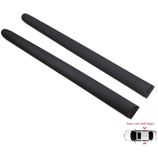 BSP1219 Moldura Panel De Puerta Lateral Trasera Izquierda Derecha Para Peugeot 206 206+ 1998-2013 4/5 Puertas 8546E6 8546E7-image