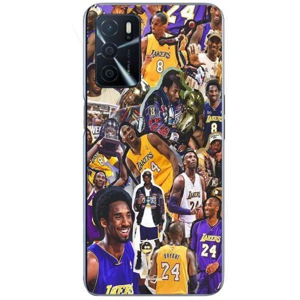 Coque - Maniacase - Oppo A16 - Kobe Bryant - Champion NBA - Souple Noir-image
