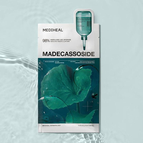 Mascarilla De Tejido Esencial Mediheal MadecasóSido (10 Hojas) White-image