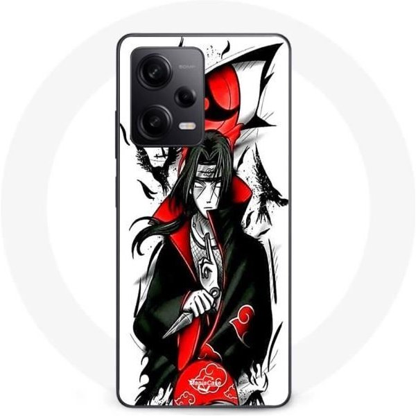 Coque Maniacase Pour Xiaomi Redmi Note 12 Pro 5G Demon Slayer Kimetsu No Yaiba Itachi Uchiha-image