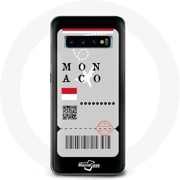 Funda Para Samsung Galaxy S10 Edge Billete De AvióN MóNaco-image