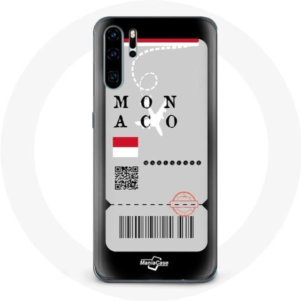 Funda Para Huawei P30 Billete De AvióN MóNaco-image
