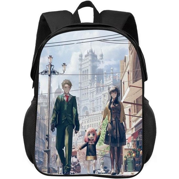 SPY × Family Mochila Linda, Duradera, Moderna Cremallera De Dibujos Animados Mochila De Gran Capacidad Mejor Regalo De CumpleañOs Para NiñOs Y NiñAs-image