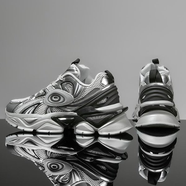 Zapatos De Hombre, Zapatillas De Deporte, Tenis Masculinos, Zapatos De DiseñO De Lujo, Zapatos Casuales Para Hombre, Zapatos De Plataforma, Mocasines De Moda, Zapatos Para Correr Para Hombre 45 Gray-image