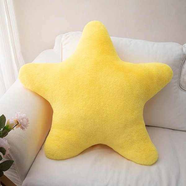 Poduszka W KształCie Gwiazdy 40 Cm Dekoracyjna Poduszka Gwiazda Na łóżKo MięKka Pluszowa Narzuta Urocza Poduszka Pluszowa Poduszka Sypialnia Salon-image