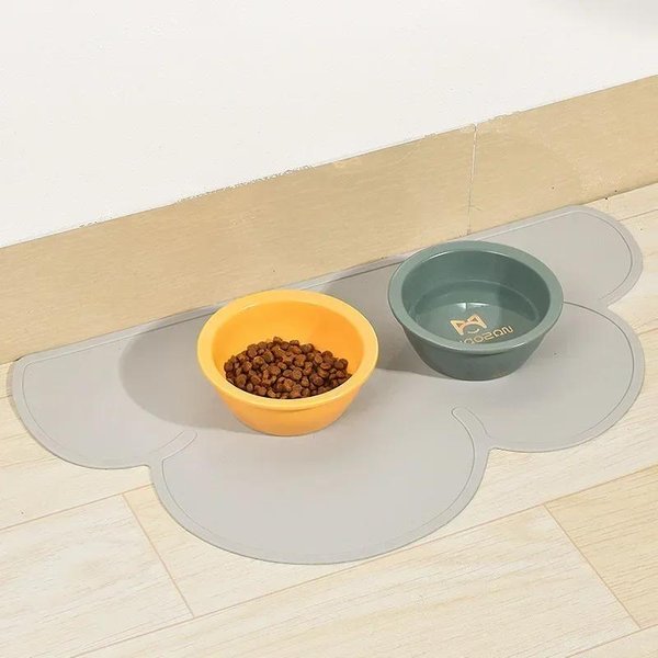 Alfombrilla De Silicona Antideslizante Para Comida De Mascotas, Alfombrilla Para Cuenco, Alfombrillas De AlimentacióN A Prueba De Fugas, CojíN Para Gatos, Perros, Comedero Para Gatos, Cuenco Para Perros, Accesorios Para Mascotas-image