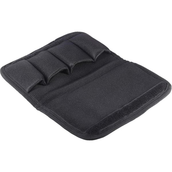 Bolsa Estuche Para Boquillas De TrombóN, Bombardino, Trompeta Con 4 Compartimentos Suaves Negro-image
