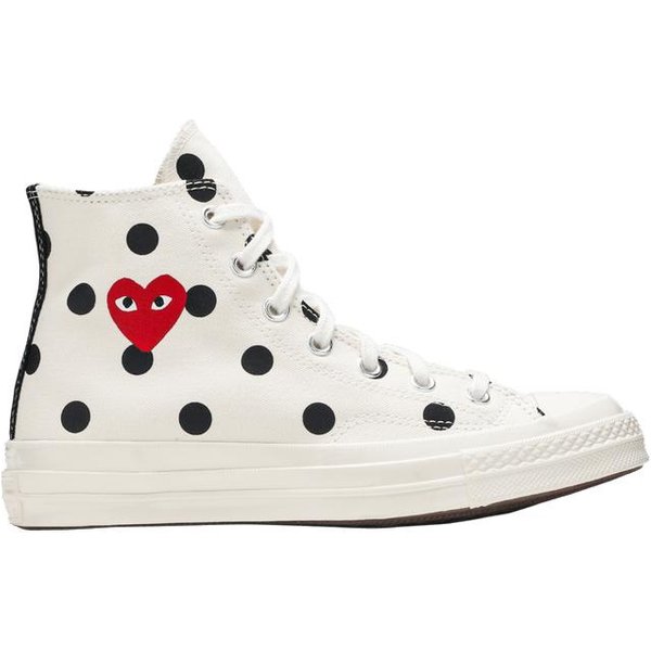 Converse Chuck Taylor All Star 70 Hi Comme Des Garcons Play Kropki 42 White-image