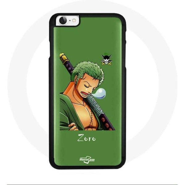 Funda - Maniacase - Iphone SE - One Piece Zoro - Flexible - ProteccióN Y DecoracióN Negro-image